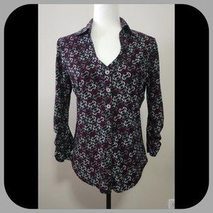 ALIDA || Almond Shaped Neckline Top (SIZE M)